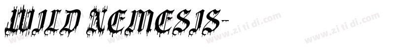Wild Nemesis字体转换